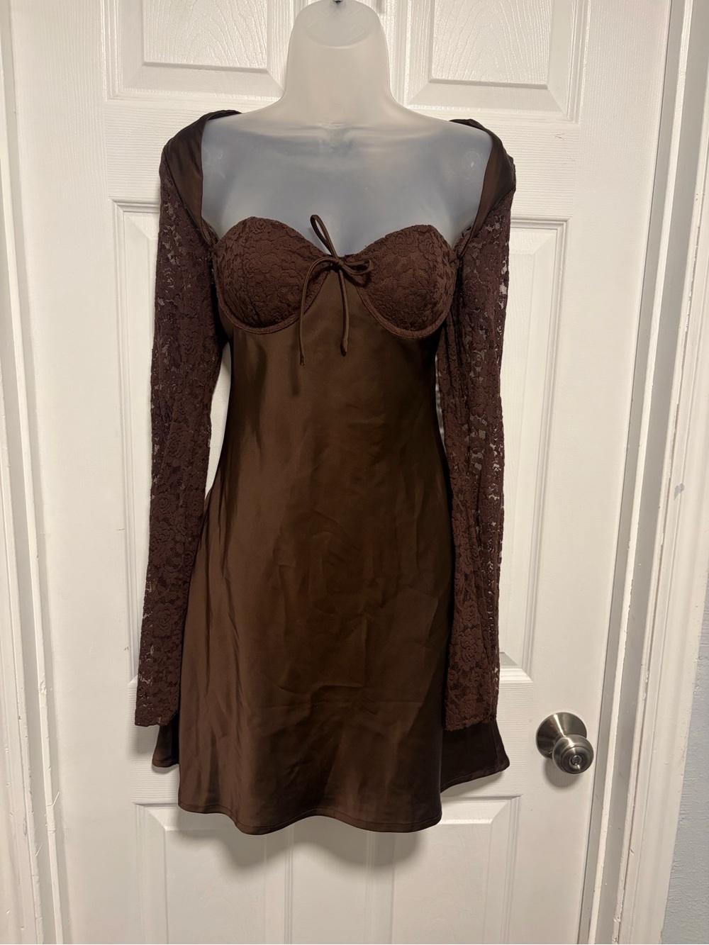 Beginning Boutique Brown Mini Dress
